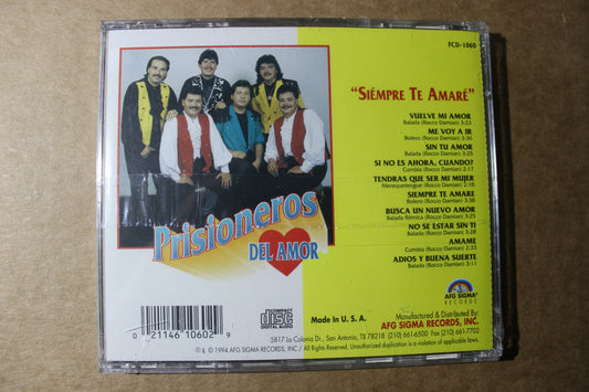 PRISIONEROS DEL AMOR SIEMPRE TE AMARE